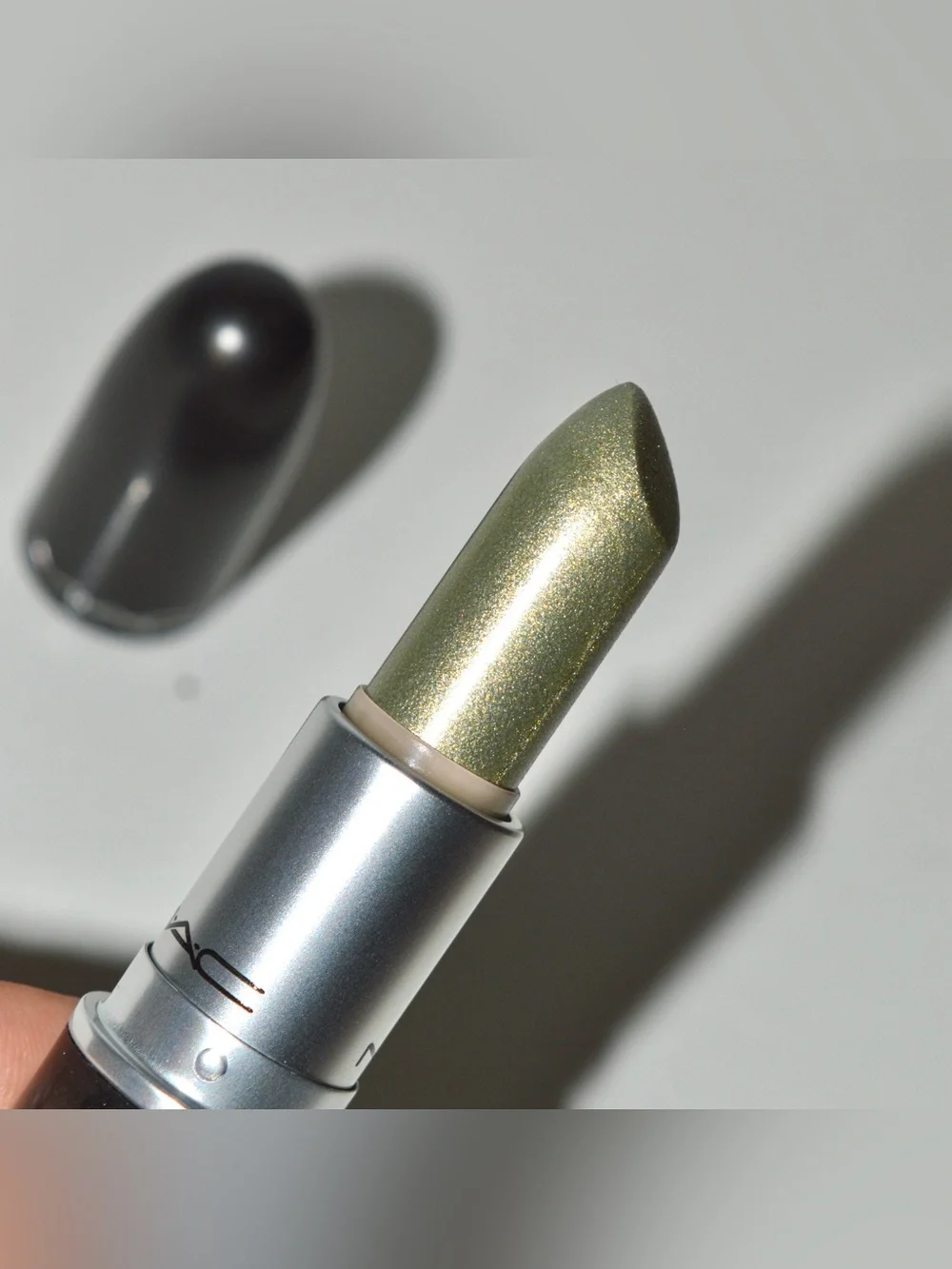 MAC Cosmetics Lipstick *NO INTERRUPTIONS* Discontinued Gorgeous Khaki